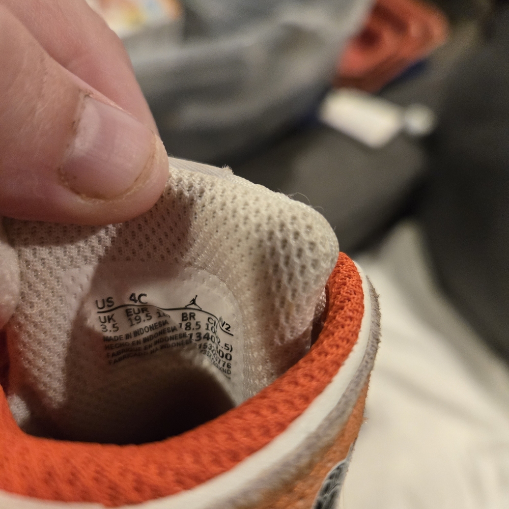 Nike Baby Walker Shoes - White and Orange - Picture 4 of 4